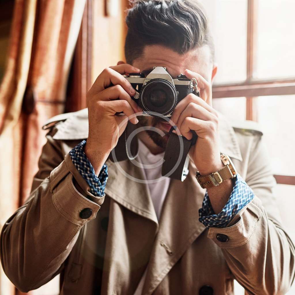 Man with a Camera – stock image