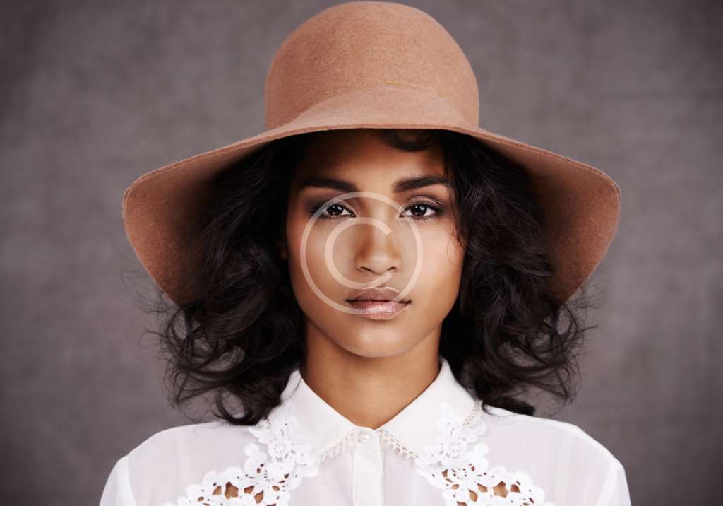 Lady in a Hat – stock image