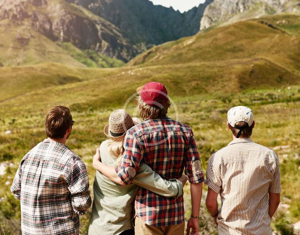 Family Hike – stock image